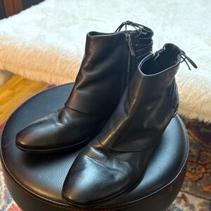 Sam Edelman Black Leather Men's Boots